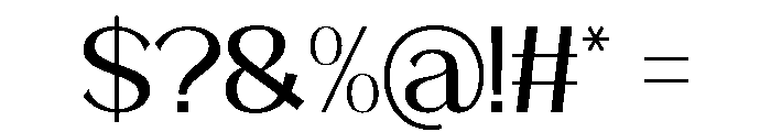 Retain Balance Font OTHER CHARS