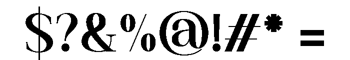 Rethena Regular Font OTHER CHARS