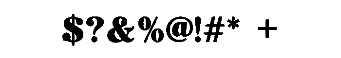 Retlofont Font OTHER CHARS