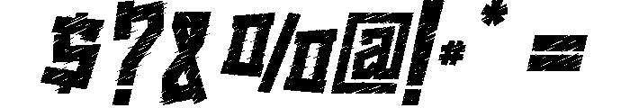 Retrera Italic Font OTHER CHARS
