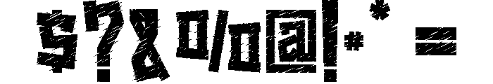 Retrera Font OTHER CHARS
