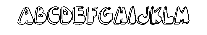 Retro 3d Comic By Squee Regular FONT