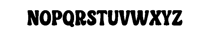 Retro Artist Font UPPERCASE