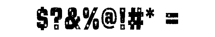 Retro Athletic Font OTHER CHARS