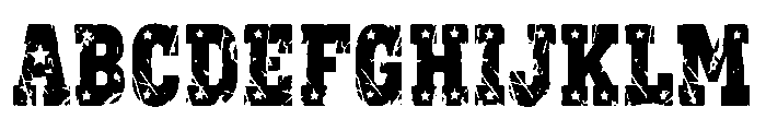 Retro Athletic Font UPPERCASE