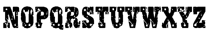 Retro Athletic Font UPPERCASE