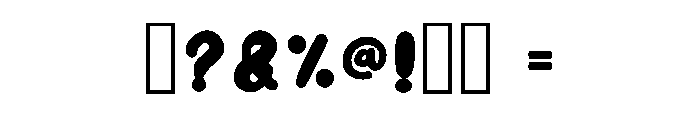 Retro Autumn Regular Font OTHER CHARS