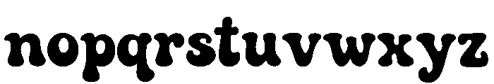 Retro Autumn Font LOWERCASE