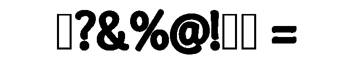 Retro Birthday Regular Font OTHER CHARS