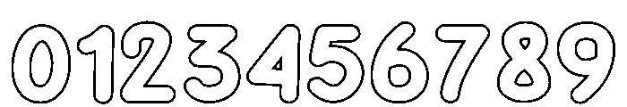 Retro Bloom Regular Font OTHER CHARS