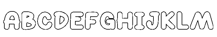 Retro Bloom Regular Font UPPERCASE