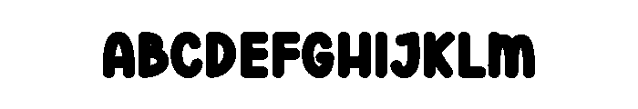 Retro Charm Font UPPERCASE