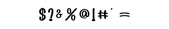 Retro Chips Font OTHER CHARS