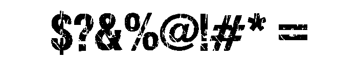Retro Christmas Regular Font OTHER CHARS