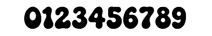Retro Chubby Font OTHER CHARS