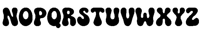 Retro Chubby Font UPPERCASE