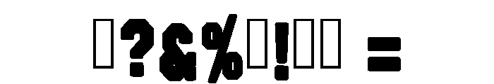 Retro College Regular Font OTHER CHARS