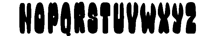 Retro Condense Font LOWERCASE