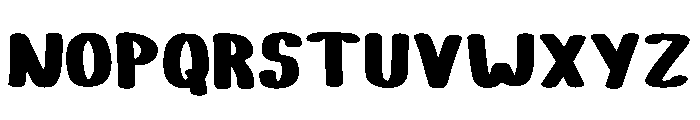 Retro Display Regular Font UPPERCASE