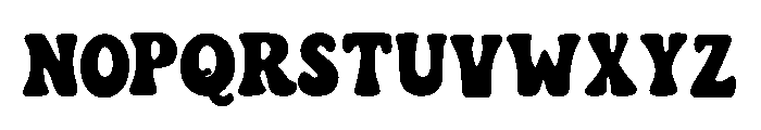 Retro Dough Font UPPERCASE