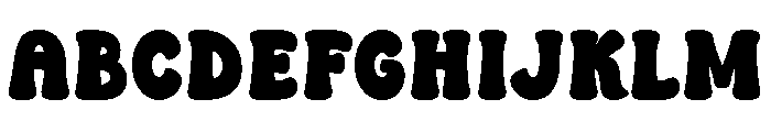 Retro Dragon Font UPPERCASE