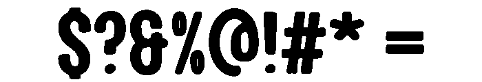 Retro Dream Display Font OTHER CHARS