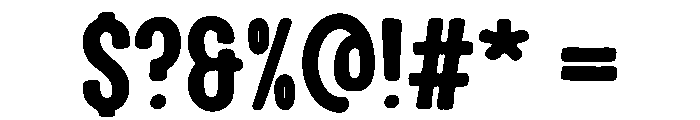 Retro Dream Lines Font OTHER CHARS