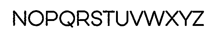 Retro Dream Sans Font UPPERCASE