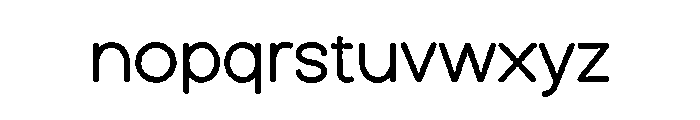 Retro Dream Sans Font LOWERCASE