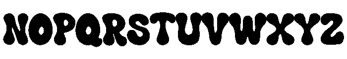 Retro Egg Font UPPERCASE