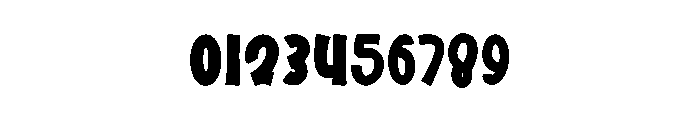 Retro Funkie Font OTHER CHARS