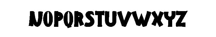 Retro Funkie Font UPPERCASE