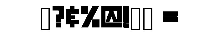 Retro Gamer Regular Font OTHER CHARS