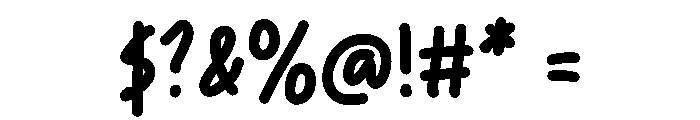 Retro Ghost - Script Font OTHER CHARS