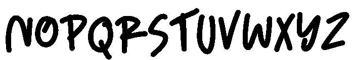 Retro Ghost - Script Font UPPERCASE