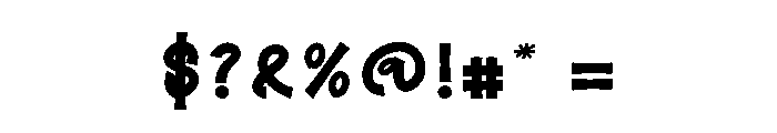 Retro Glamour Font OTHER CHARS