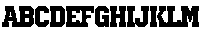 Retro Goal Font UPPERCASE