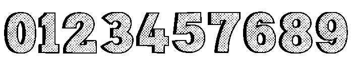Retro Halftone Regular Font OTHER CHARS