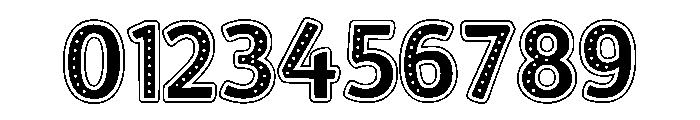 Retro Heart Regular Font OTHER CHARS