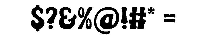 Retro Holly Regular Font OTHER CHARS