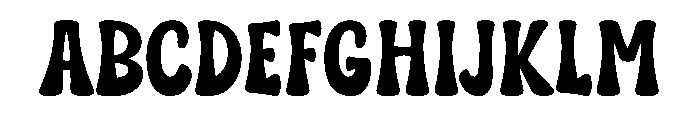 Retro Holly Regular Font UPPERCASE