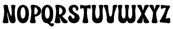 Retro Holly Regular Font UPPERCASE