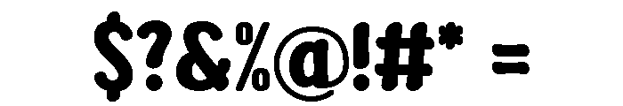 Retro Kayla Regular Font OTHER CHARS