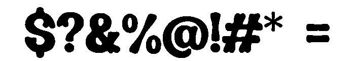 Retro_King Font OTHER CHARS
