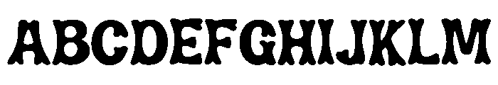 Retro_King Font UPPERCASE