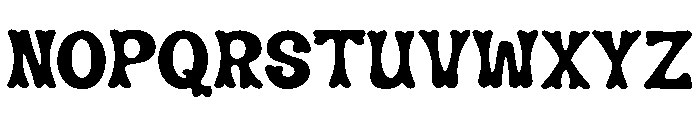 Retro_King Font UPPERCASE