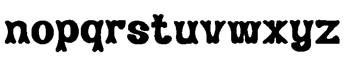 Retro_King Font LOWERCASE