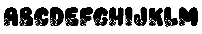 Retro Leaves FONT