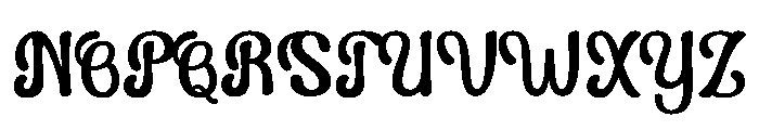 Retro Ledger Regular Font UPPERCASE