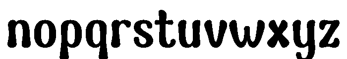 Retro Ledger Regular Font LOWERCASE